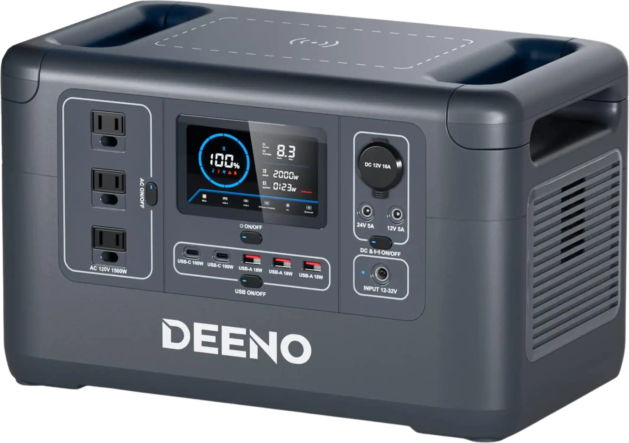 Deeno X1500 Portable Power Station - Thumbnail 5