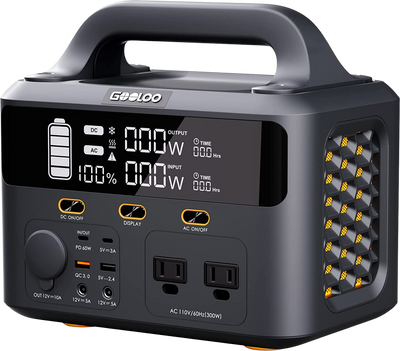 GOOLOO GTX300 Portable Power Station 299.52Wh 110V/300W New