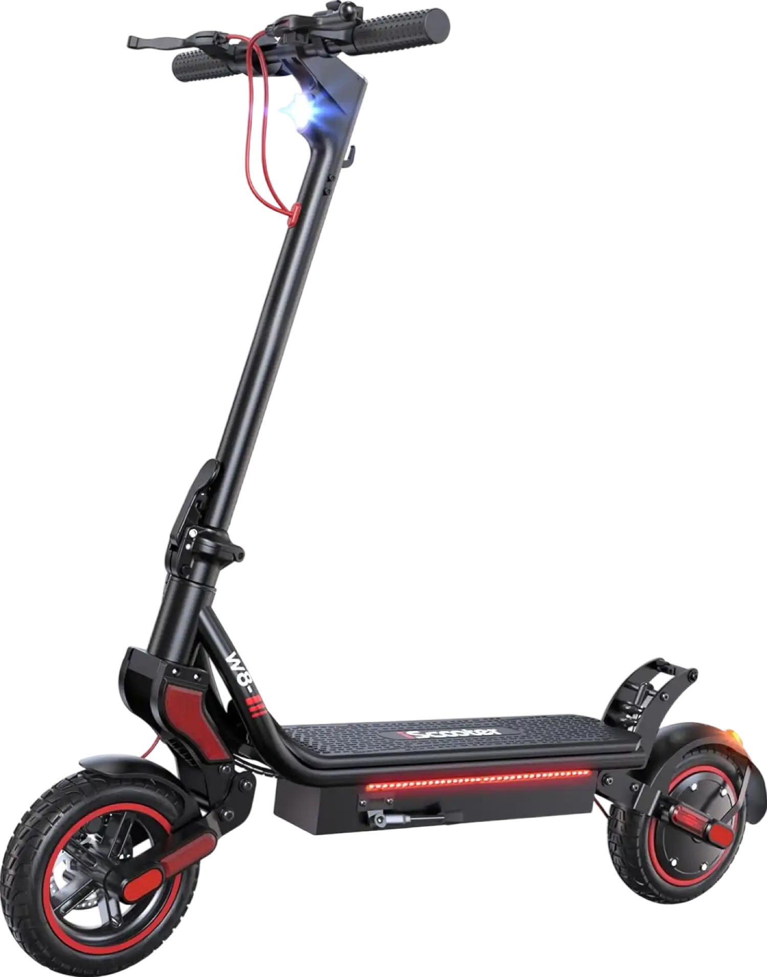 iScooter W8 Electric Scooter Foldable 500W 54.6V 25 MPH 25 Mile Range with Smart App New