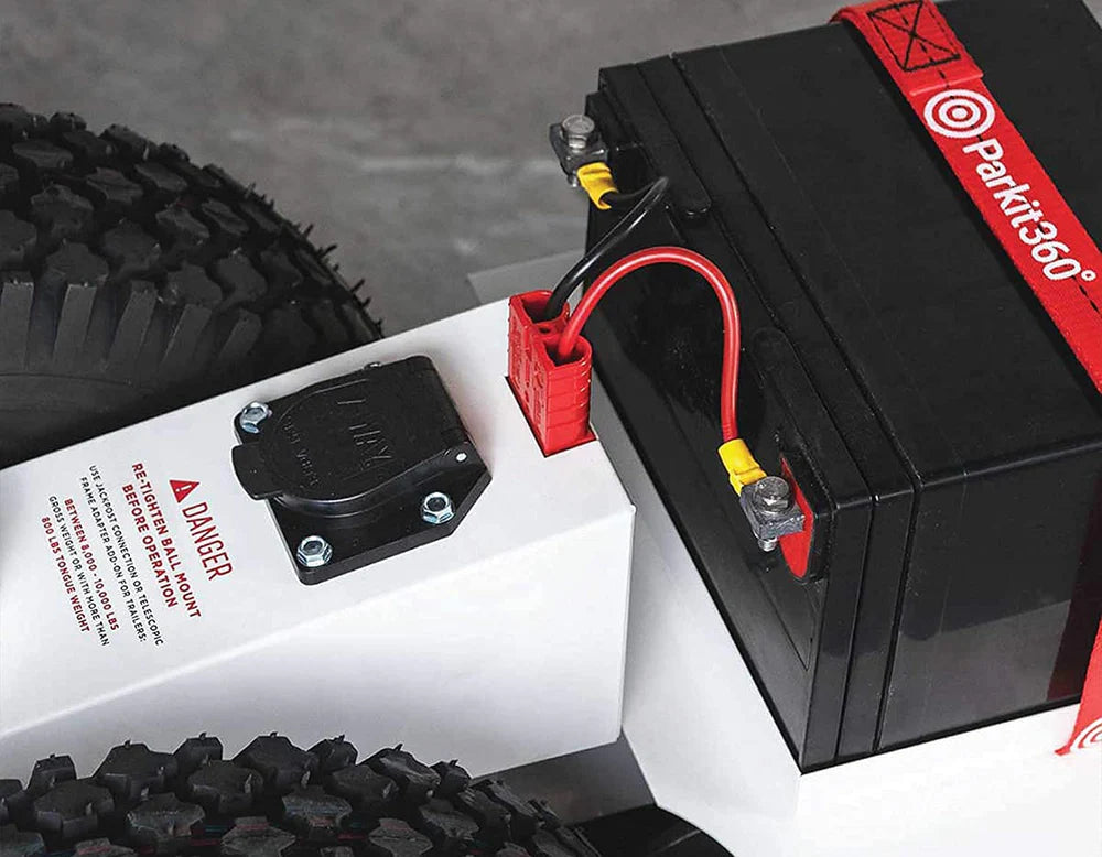 Parkit360° Force 10K Battery Powered Trailer Dolly 12V 2" and 2 5/16" Ball Mount 10,000 Capacity 900 Tongue Weight Open Box