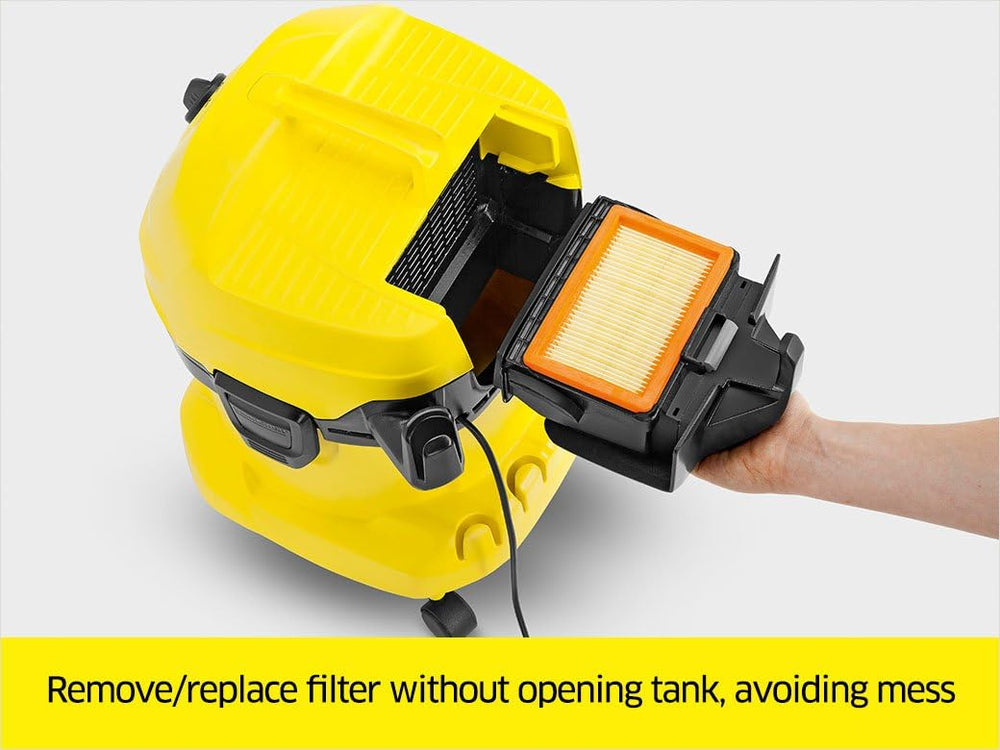 Karcher WD 4 Shop Vacuum Cleaner Wet Dry 5.3 Gal. 1100W with Blower Function New