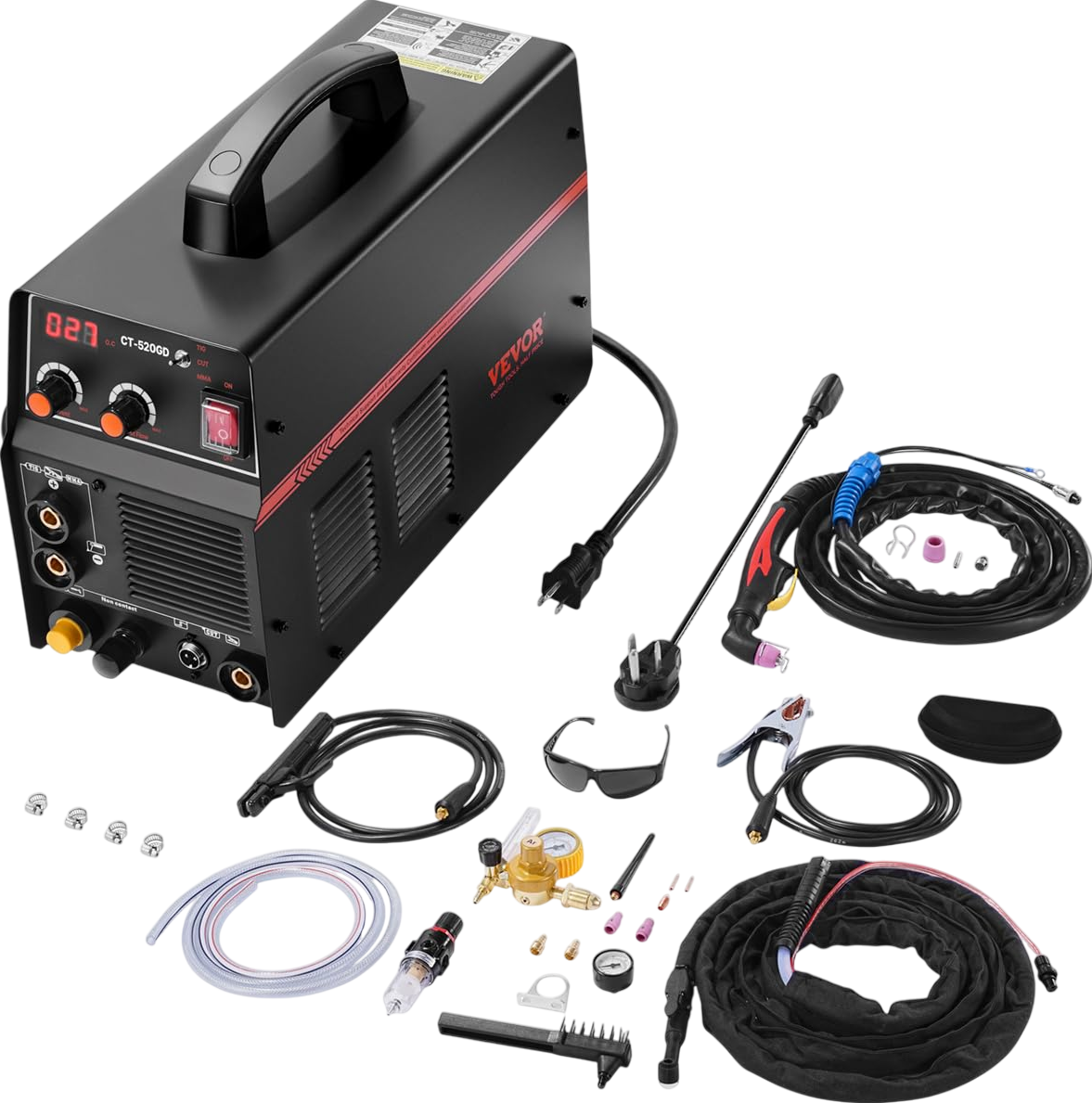 Vevor Plasma Cutter 3 in 1 Welder Machine TIG/MMA Combo 110/220V New