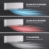 Tosot Aoraki Mini-Split Air Conditioner Heat Pump WiFi 18,000 BTU 24.5 SEER2 ERV Compatible New