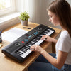 61 Key Electric Portable Digital Keyboard Piano for Beginner-Black - Gallery View 1 of 8