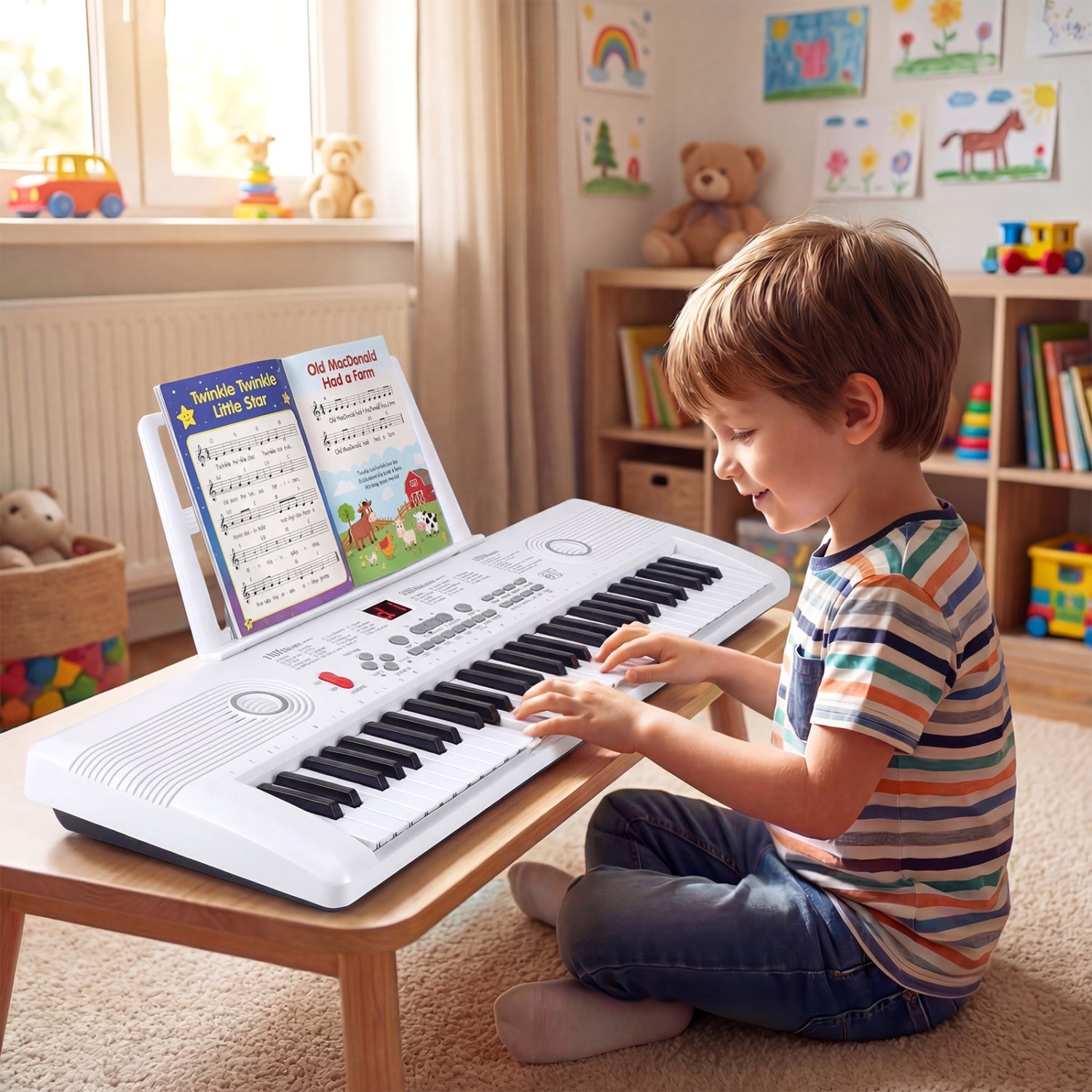 Costway 61-Key Portable Digital Keyboard Piano Beginner