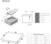 Empava Electric Induction Cooktop 30" Built-In 4 Burners 8700W 208/240V New