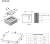 Empava Electric Induction Cooktop 36" Built-In 5 Burners 11400W 208/240V New