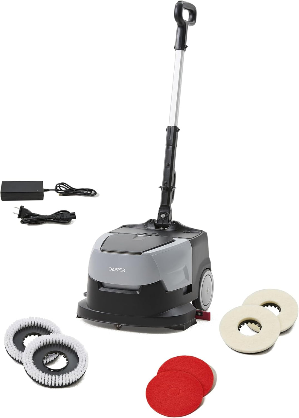 Dapper Supply Mini Automatic Floor Scrubber 15" Battery Powered Walk Behind New