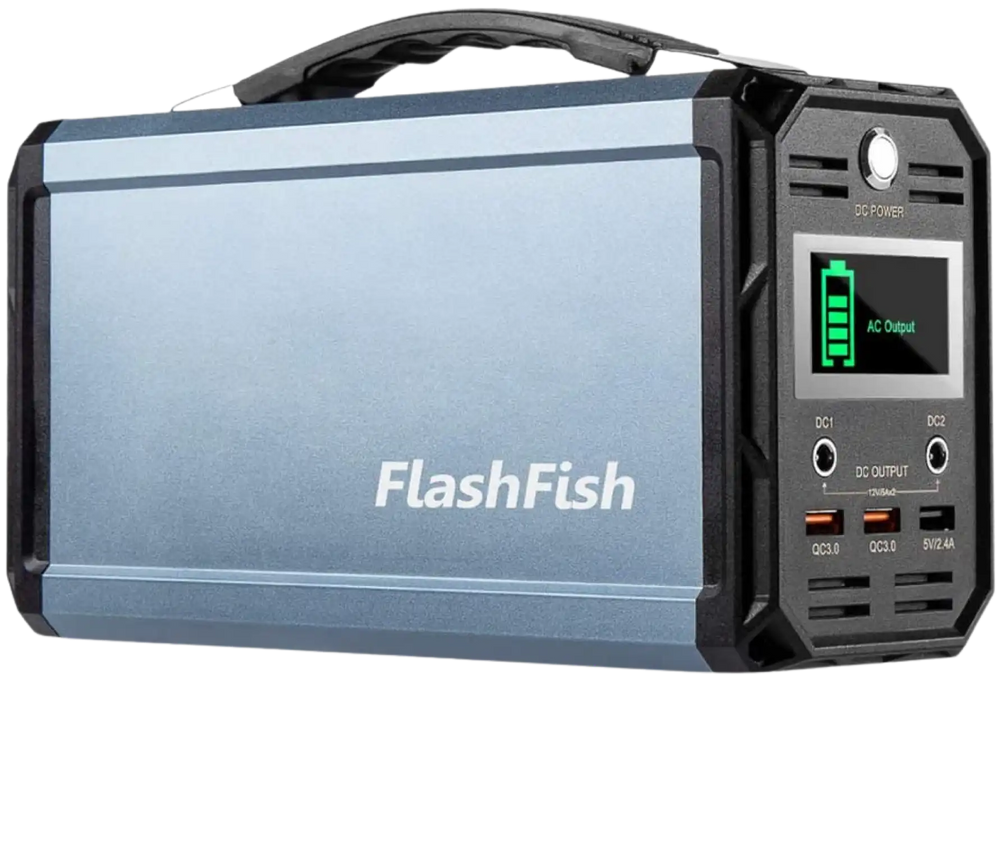 Flashfish 300W Portable Power Station 60000mah Solar