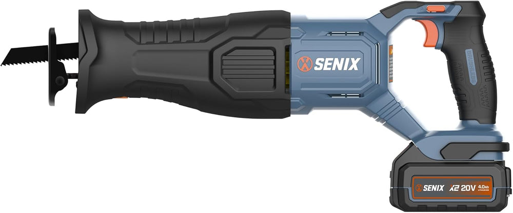 Senix 20V Max Reciprocating Saw Cordless 1" Stroke with Battery and Charger PSRX2-M3 New