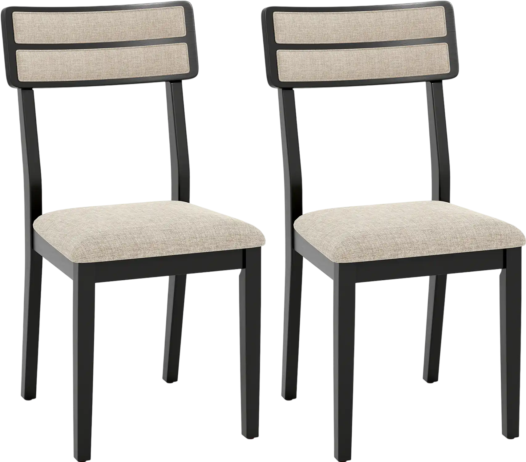 Costway Modern Dining Chairs Set of 2 Tilt Backrest Dining Room 521394768 New