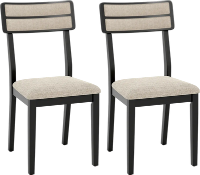 Costway Modern Dining Chairs Set of 2 Tilt Backrest Dining Room 521394768 New