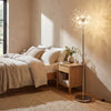 63-Inch Crystal Floor Lamp with Acrylic Crystals-Sliver - Gallery View 1 of 9