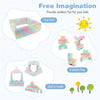 Colorful 64 pcs building blocks for toddlers, promoting creative play and fine motor skills, perfect for imaginative.