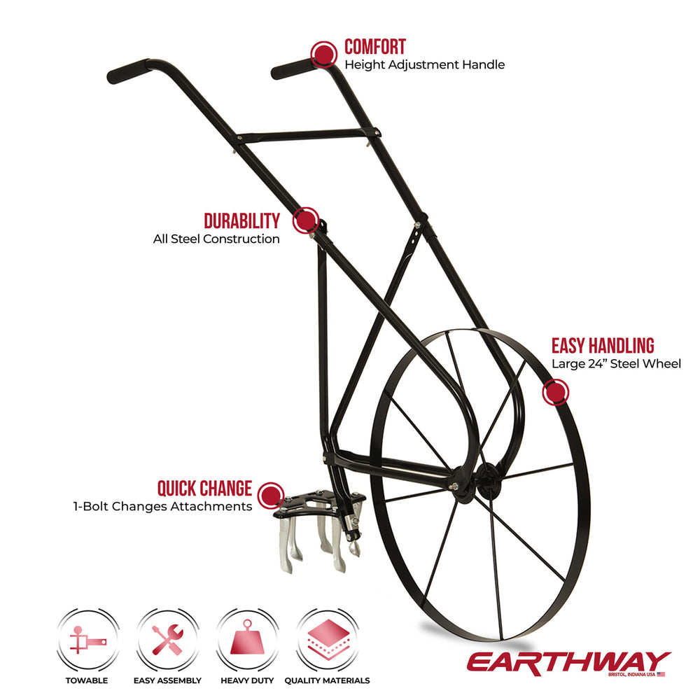 Earthway 6500 High Wheel Cultivator 3-Position Adjustable New