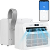 6500 BTU window AC unit with WiFi control, quiet operation, and a flexible design for spaces up to 120 sq.ft.
