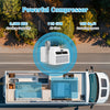 6500 BTU window AC unit with WiFi control and quiet operation, ideal for cooling spaces up to 120 sq.ft.