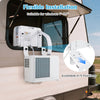 6500 BTU window AC unit with WiFi control, suitable for windows 1"-5.7", perfect for RVs and small spaces.
