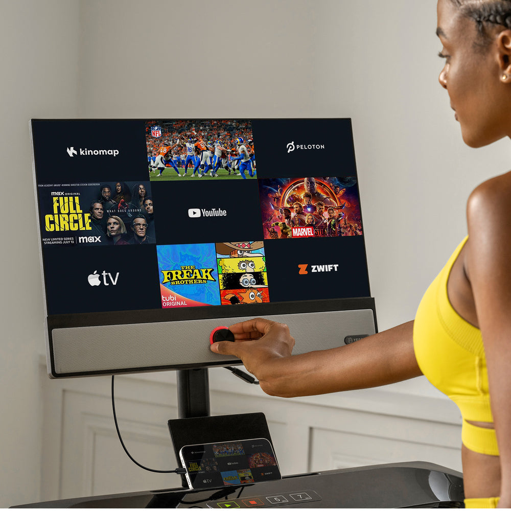 Yesoul G1M Max Exercise Bike with 21.5" Screen Adjustable Resistance Indoor Fitness New