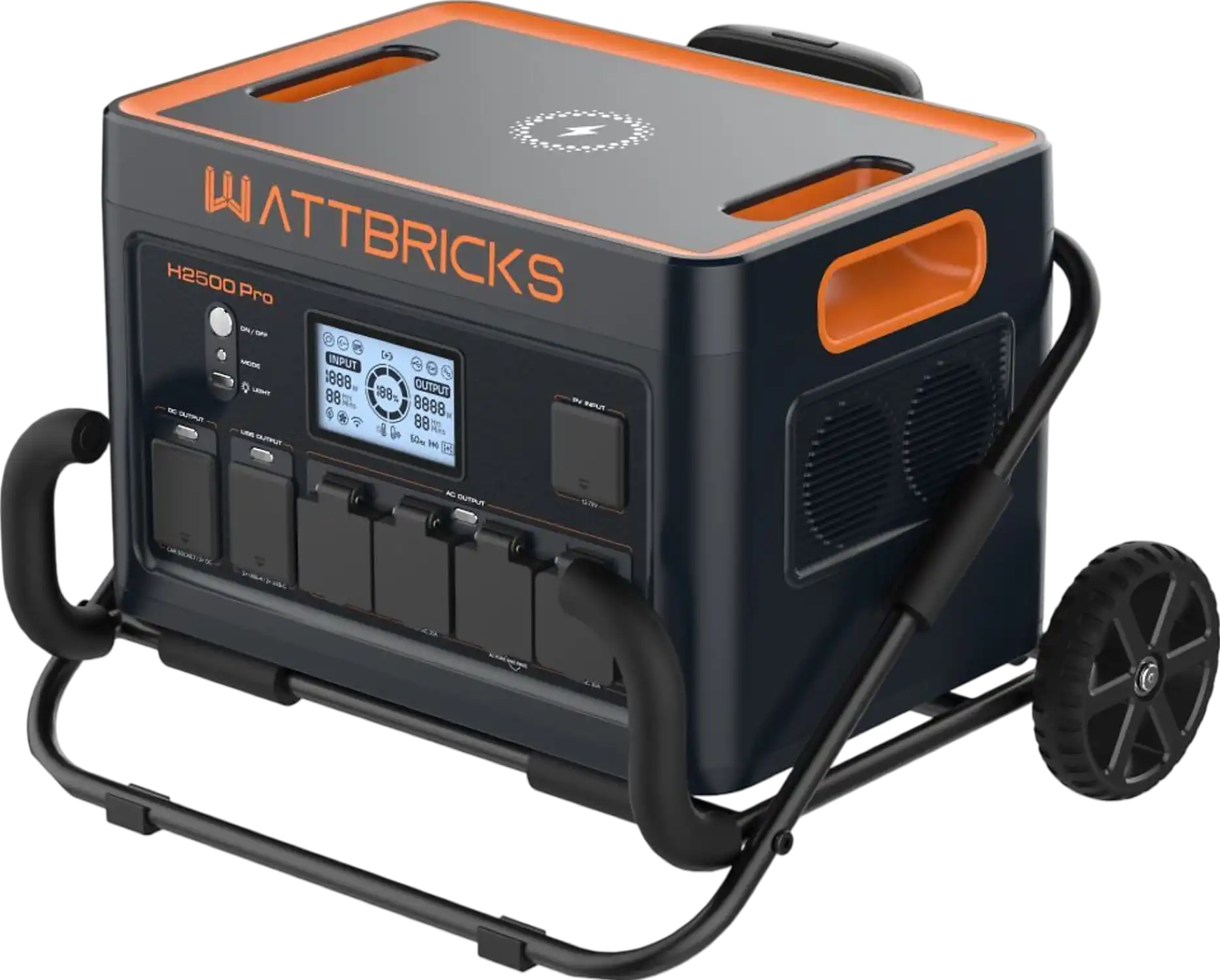 WattBricks H2500Pro Portable Power Station Solar