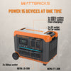 WattBricks WF3600 Portable Power Station Solar Generator 3600W 3060Wh New