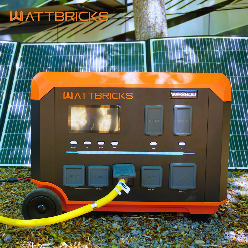 WattBricks WF3600 Portable Power Station Solar Generator 3600W 3060Wh New