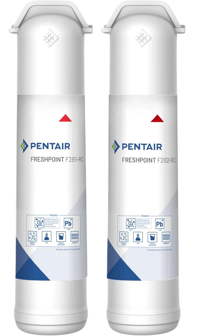 Pentair F2B2-RC FreshPoint Replacement Carbon Filter Cartridge Twin Pack New