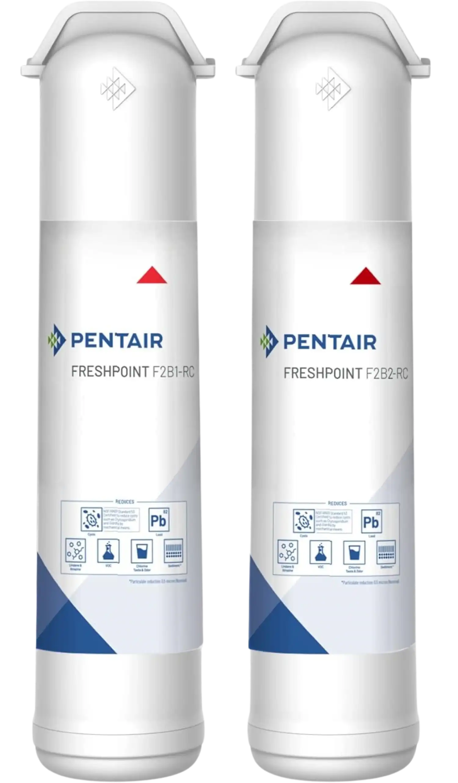 Pentair F2B2-RC FreshPoint Replacement Carbon Filter Cartridge Twin Pack New