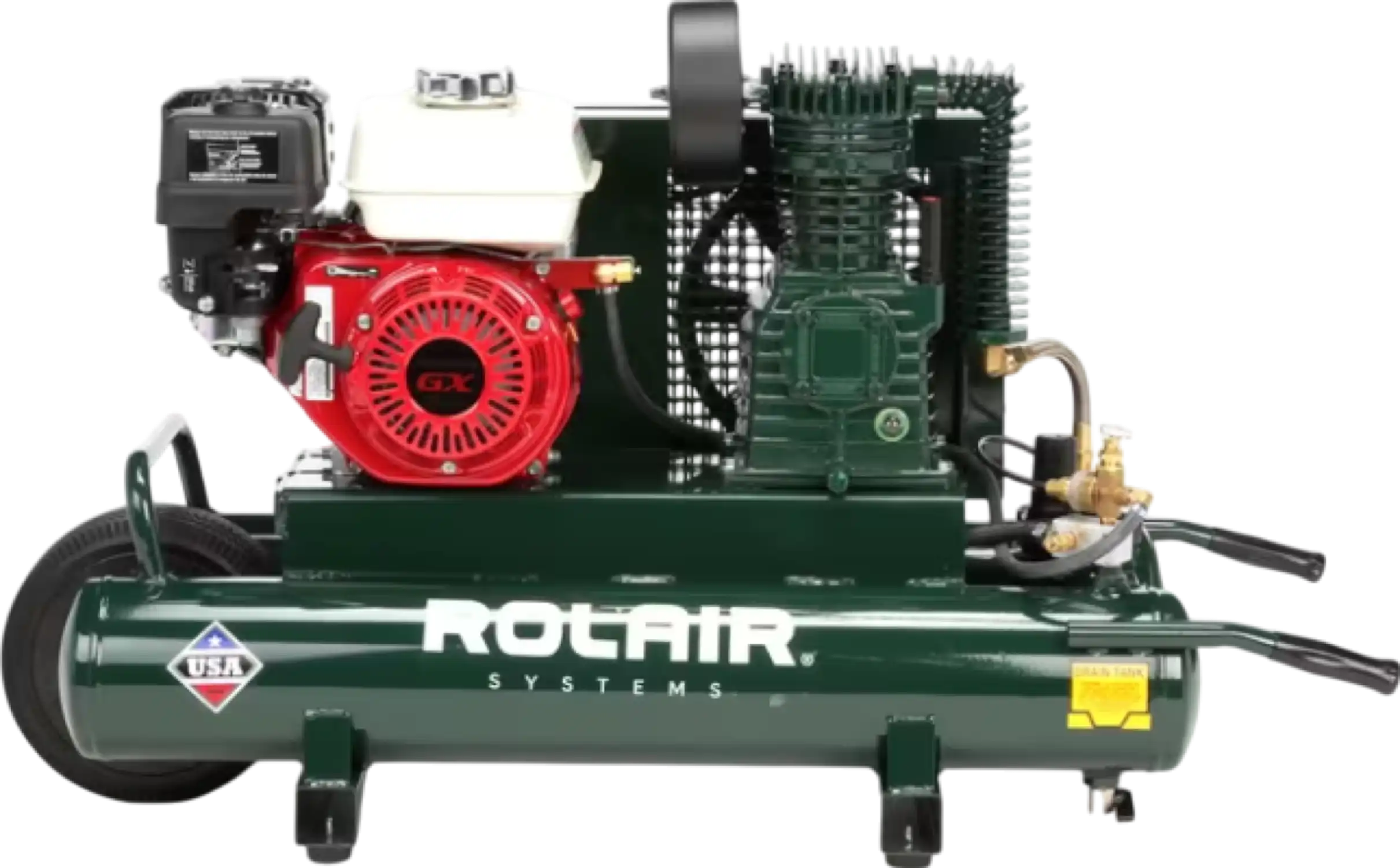 Rolair 6590HK18-0001 Air Compressor Wheeled 9 Gal. Gas 6.