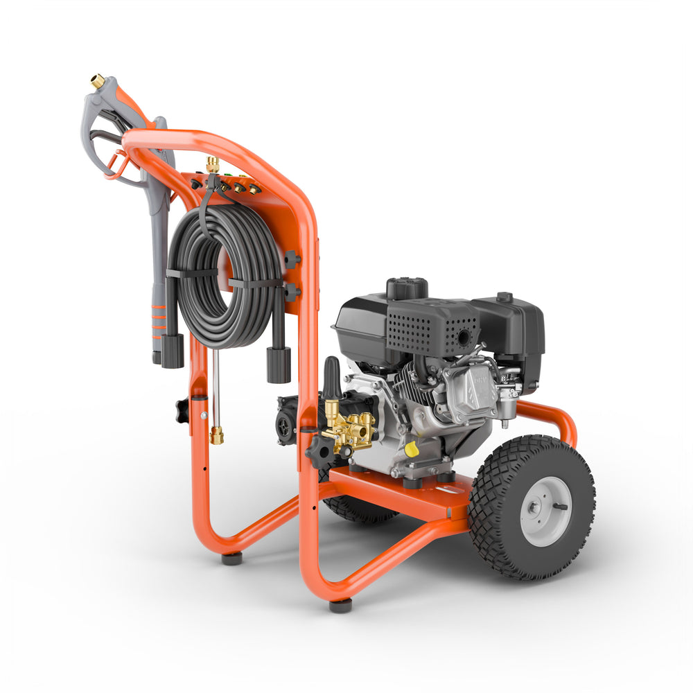 Husqvarna 022016 Gas Pressure Washer Triplex Pump 3400 PSI 2.5 GPM Bri ...