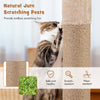 Cat tree featuring a beige perch, hammock, and sisal scratching posts for indoor cats, providing multi-layer fun and.