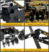 Black Boar 66001 ATV Disc Harrow Implement with Adjustable Sides New