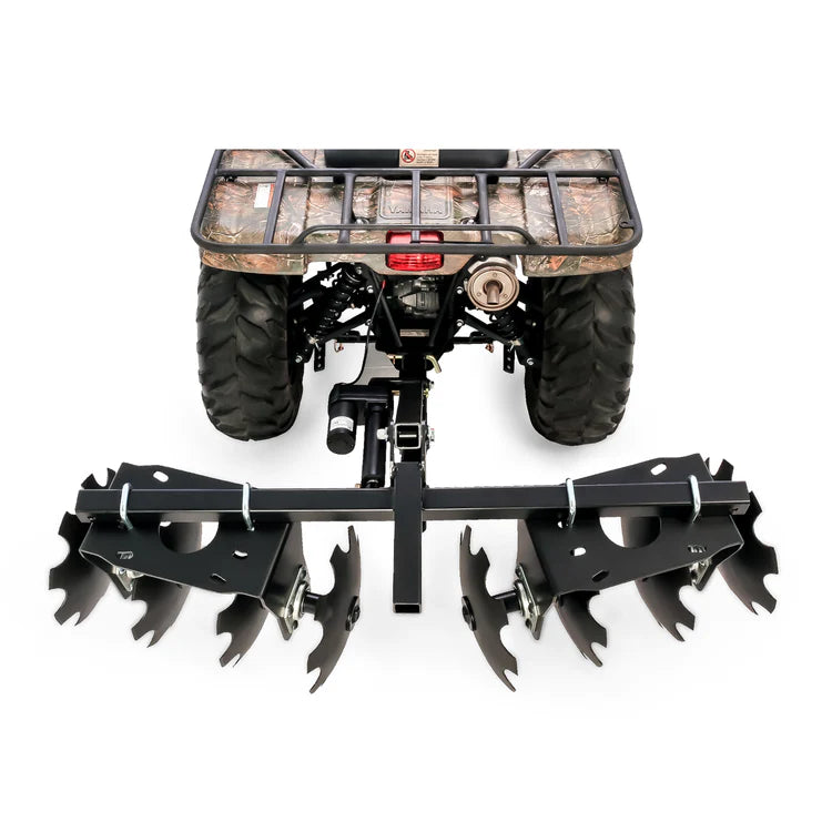 Black Boar 66001 ATV Disc Harrow Implement with Adjustable Sides New