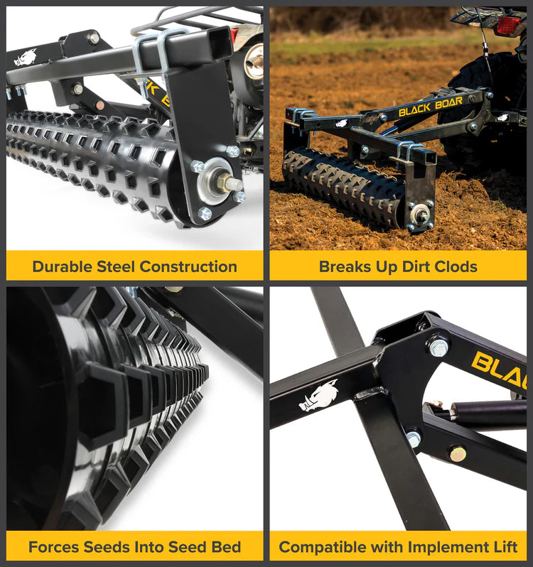 Black Boar 66009 ATV Cultipacker Implement New