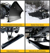 Black Boar 66016 ATV Snow Plow 48" Adjustable Blade New