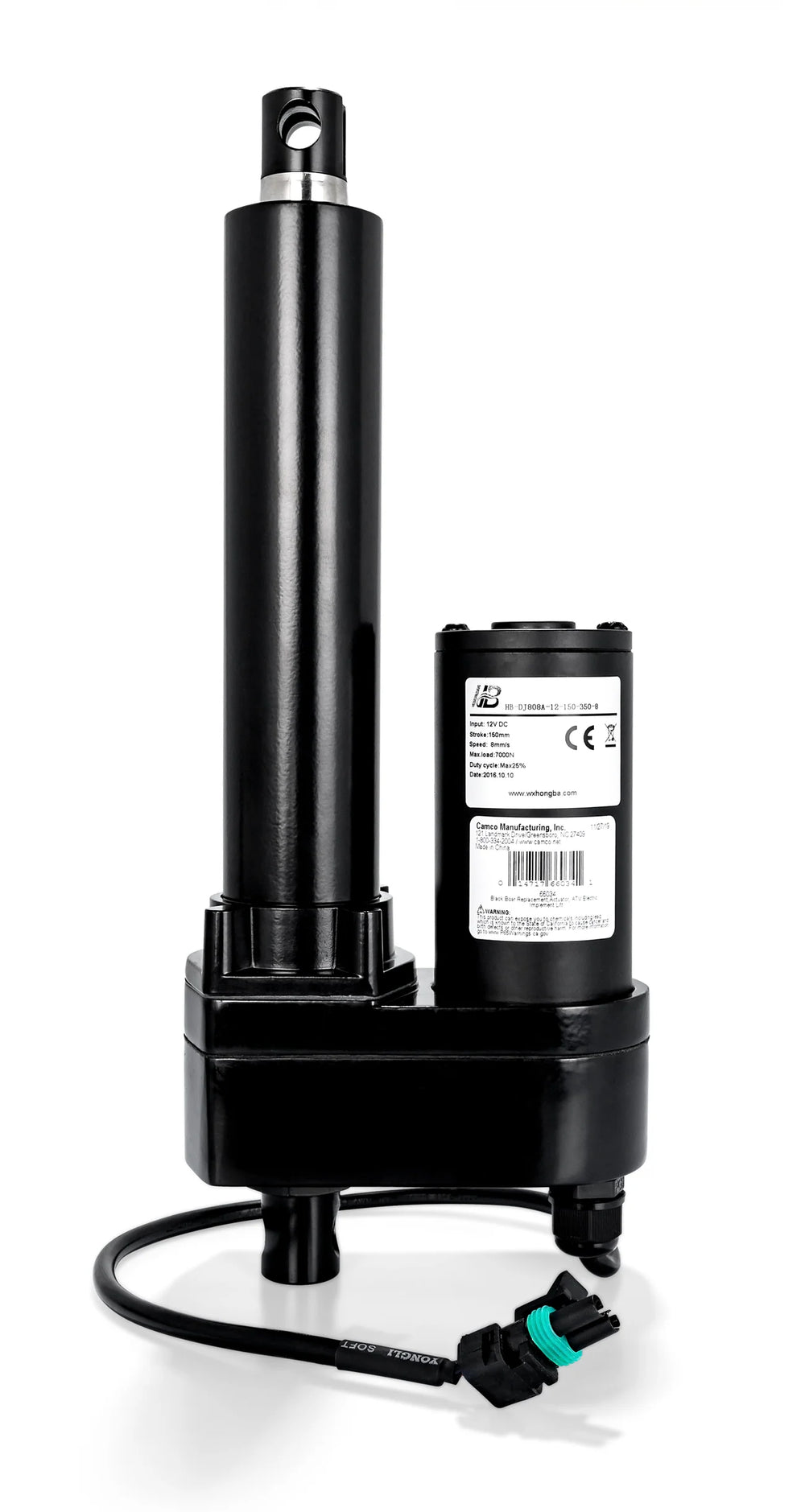Black Boar 66034 Replacement Actuator for ATV Electric Implement Lift New