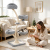 66.5" Multi-Level Modern Cat Tower with Top Perch 2 Beds Hammock and Sisal Posts-Gray - Gallery View 1 of 10