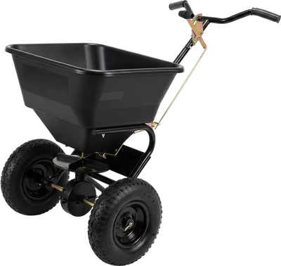 Costway 66 lbs Walk-Behind Broadcast Spreader 13