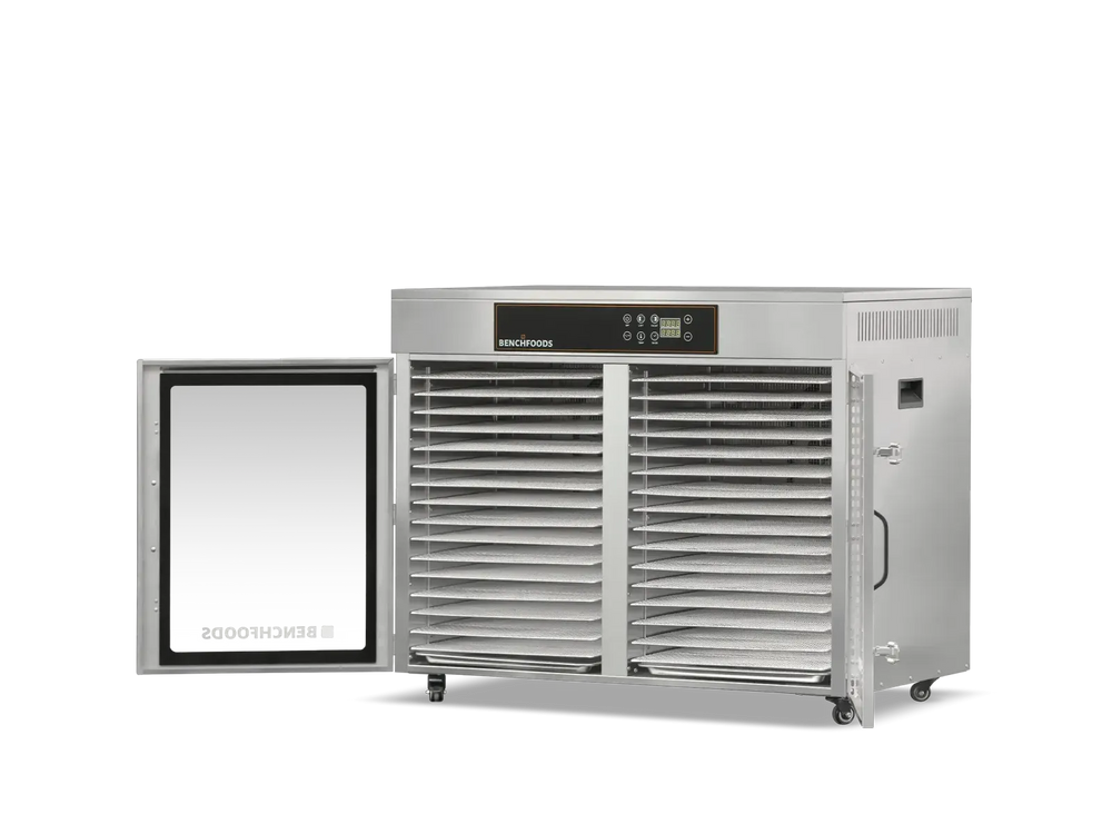BenchFoods Horizontal Dehydrator Dual Zone 32 Tray Digital Stainless Steel 3750W New