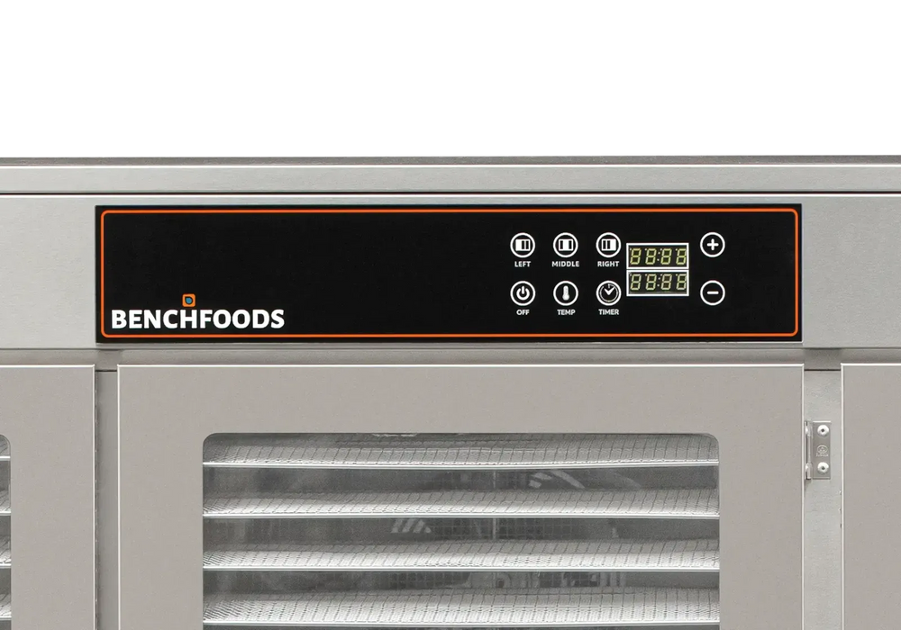 BenchFoods Commercial Dehydrator Horizontal Digital 3-Zone 60 Tray 4500W New