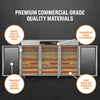 BenchFoods Commercial Dehydrator Horizontal Digital 3-Zone 60 Tray 4500W New