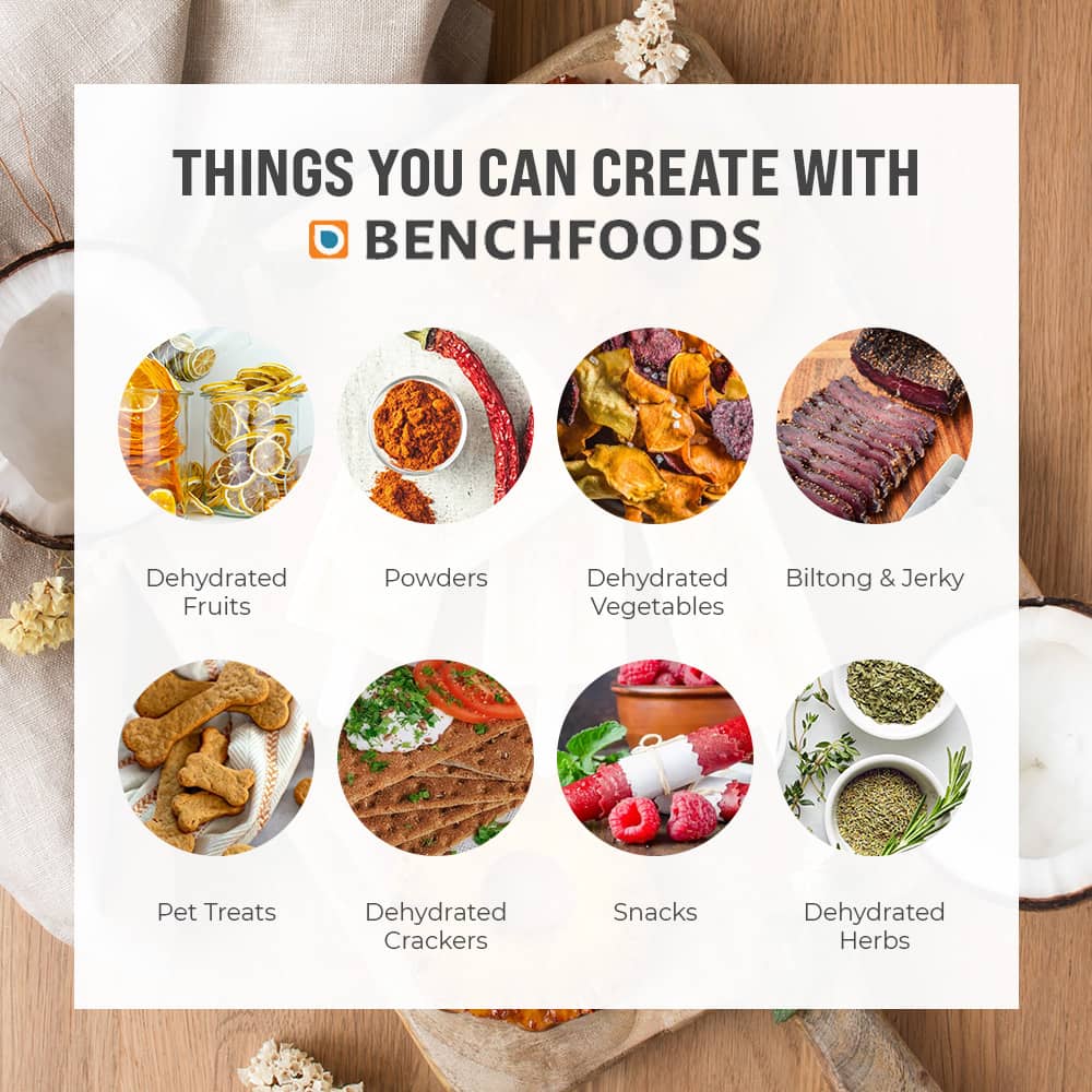 BenchFoods Commercial Dehydrator Horizontal Digital 3-Zone 60 Tray 4500W New