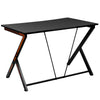 Modern ergonomic study computer desk with a large MDF surface and sturdy steel frame, perfect for small spaces.