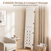 67" tall wood room divider with tree-inspired patterns, foldable design, and compact storage for versatile indoor use.