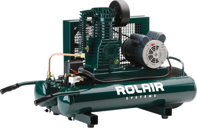 Rolair 6820K17D Air Compressor Wheelbarrow Electric Dual Voltage 9 gal. 2 HP Single Stage Pump Manufacturer RFB