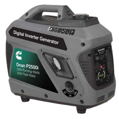 Cummins Onan P2500i 2200W/2500W Digital Portable Gas Inverter Generator New