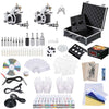 Yescom Tattoo Machine Kit 2 Guns LCD Power Supply 40 Color Inks & Case New
