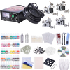 Yescom Tattoo Machine Kit 4 Guns w/ LCD Power Supply 40 Color Inks New