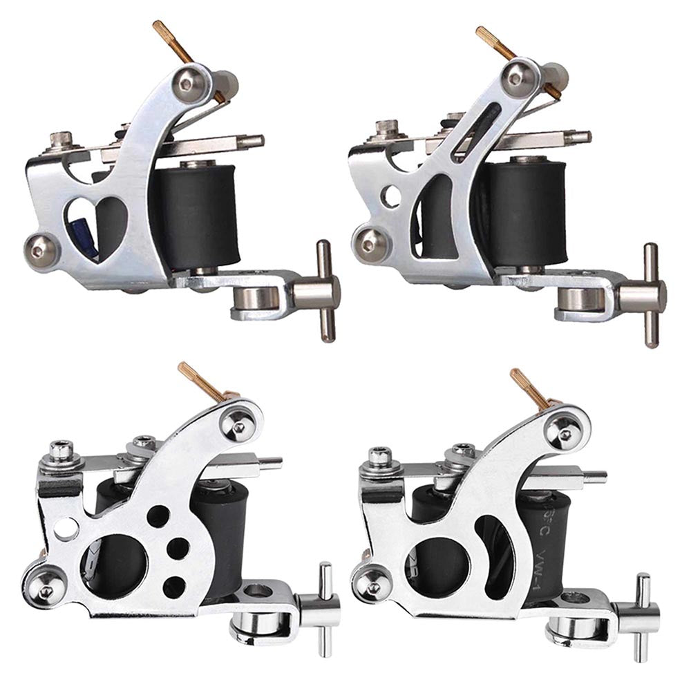 Yescom Tattoo Machine Kit 4 Guns w/ LCD Power Supply 40 Color Inks New ...