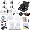 Yescom Tattoo Machine Kit 4 Guns LCD Power Supply 40 Color Inks & Case New